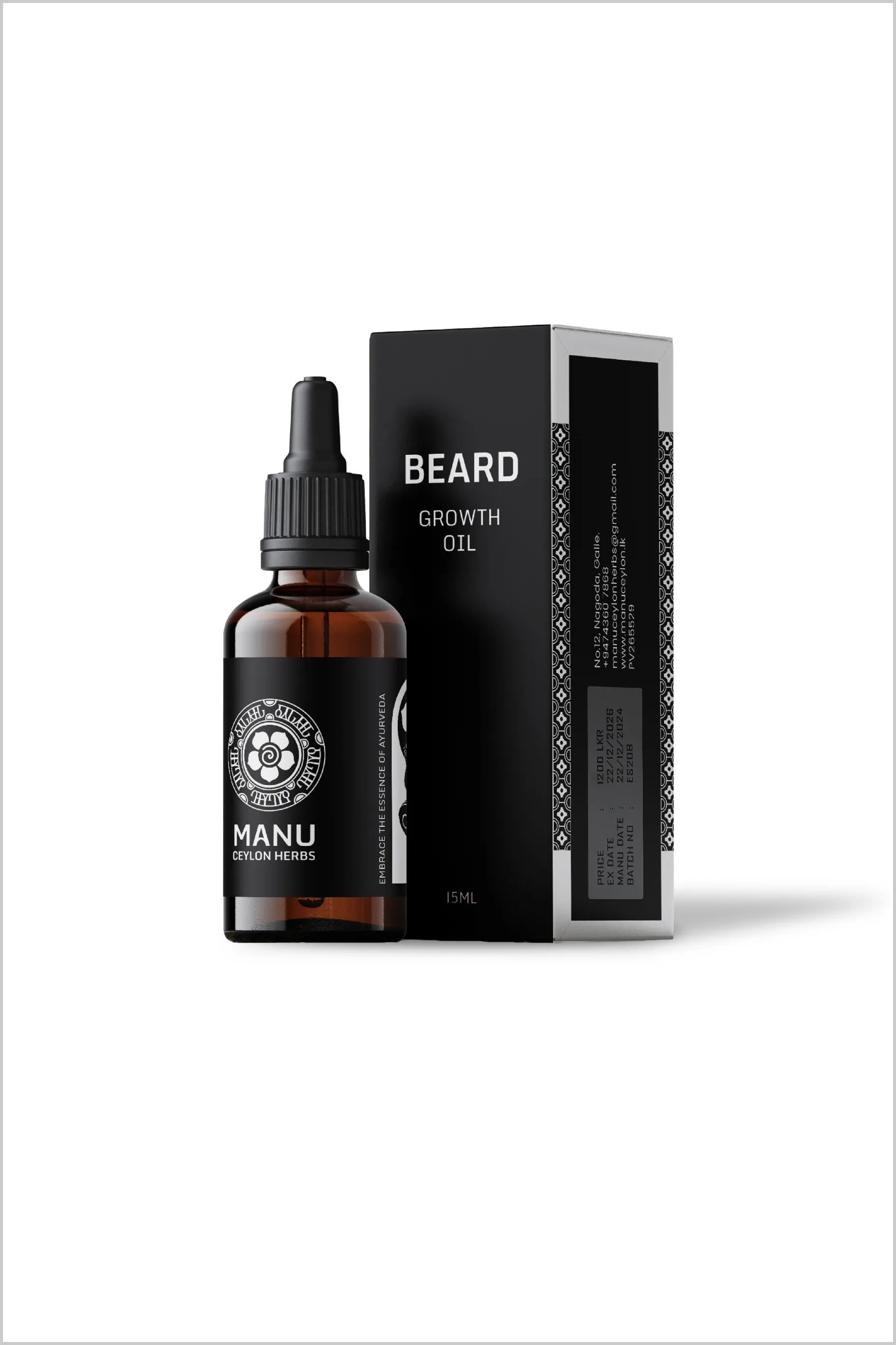 Herbal Beard Oil bottle